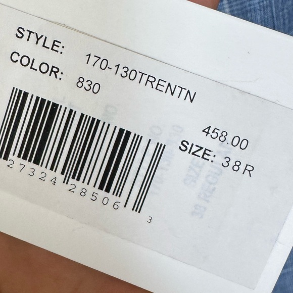 Blue Sport Coat with Classic Notched Lapel - Picture 10 of 10